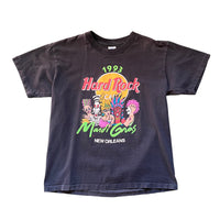 1993 HARD ROCK CAFE MARDI GRAS T-SHIRT BLACK ‘SMALL’ - 1990S