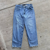Vintage 90's Levi's Silver Tab Baggy Light Wash Denim Blue Jeans Men's 36 x 32