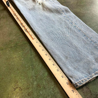 Vintage Levi's 501 Jeans Straight Leg Faded and Distressed Made in USA 31x34