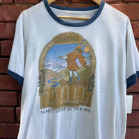 Vintage Jethro Tull T Shirt North American Tour 1979 Ringer Large