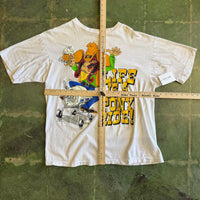 Vintage 90s Sun Sportswear Life is a Pony Ride Cowboy Beer Tshirt Made in USA XL