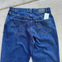 Vintage 90's Levi's Silver Tab Loose Dark Wash Baggy Skater Denim Men's 38 x 38
