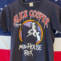 Vintage Alice Cooper T Shirt Mad House Rock Would Tour 1979 Small