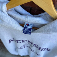 Vintage 90's Champion Made in USA Ascension Catholic HS Track Pullover Hoodie XL