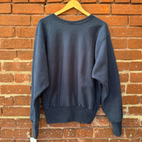 Vintage 90s Lutheridge Navy Champion Reverse Weave Crewneck Sweatshirt Medium