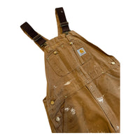 CARHARTT PAINT SPLATTERED OVERALLS MEDIUM 32X32 - 1990S