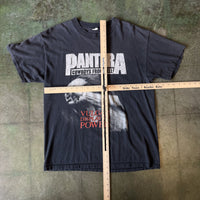 Vintage Pantera T Shirt Vulgar Display of Power Mens Large Black