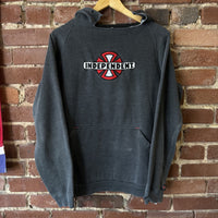 Vintage Faded and Distressed Independent Skateboards Hoodie Mens Medium