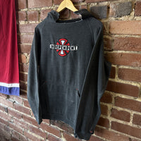Vintage Faded and Distressed Independent Skateboards Hoodie Mens Medium