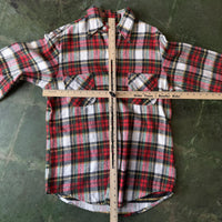 Vintage Big Mac Flannel JC Penney Red Plaid Mens Medium Tall