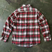 Vintage Big Mac Flannel JC Penney Red Plaid Mens Medium Tall