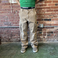 Vintage Aeropostale Cargo Pants Tan Khaki Mens 34x34