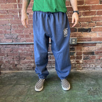 Vintage Baggy Sweatpants Made in USA Navy Blue Fort Detrick EMS Mens XL