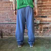 Vintage Baggy Sweatpants Made in USA Navy Blue Fort Detrick EMS Mens XL