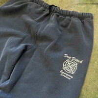 Vintage Baggy Sweatpants Made in USA Navy Blue Fort Detrick EMS Mens XL
