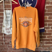 Vintage Tennessee Volunteers Crewneck Sweatshirt Orange Mens Large