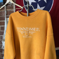 Vintage Tennessee Volunteers Sweatshirt Orange AS Sports Mens XL