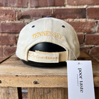 Vintage Tennessee Volunteers Hat Vols Sun Faded White and Blue
