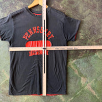 Vintage Double Face T Shirt Pennsbury Phys Ed T-shirt Large