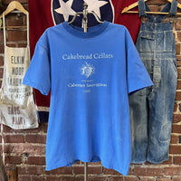 Vintage 1980s Cakebread Cellars Cabernet Sauvignon Hanes Beefy-T Shirt Medium