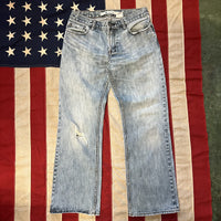 Vintage Gap Bootcut Jeans Faded and Distressed Medium Wash 32x32