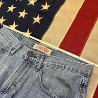 Vintage Wrangler Relaxed Bootcut Jeans Paint Splatter Men's 32x30