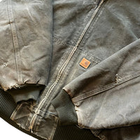 CARHARTT ZIP UP JACKET OLIVE GREEN '3XL' - 2000S