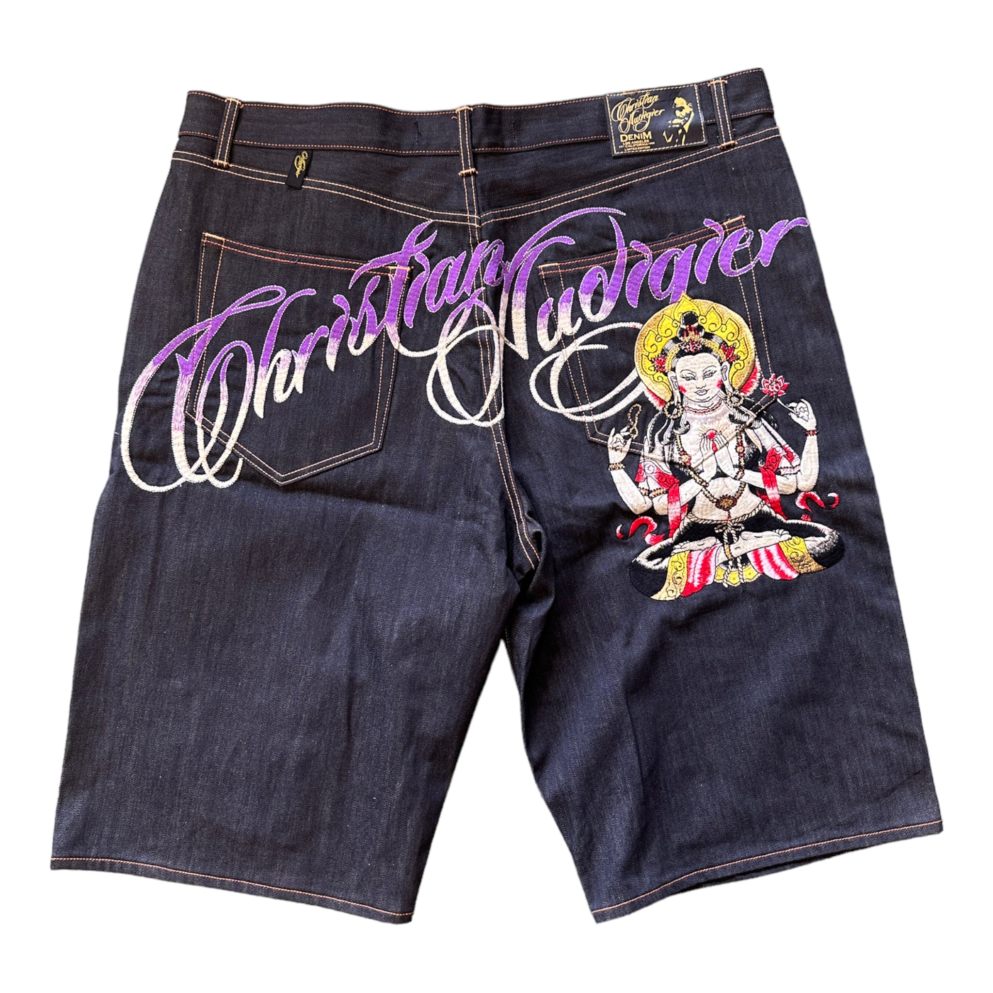 CHRISTIAN AUDIGIER ED HARDY SHORTS SIZE 44 2000S