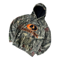 Y2K MOSSY OAK CAMO HOODIE 'LARGE' - 2000S