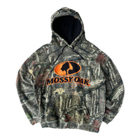 Y2K MOSSY OAK CAMO HOODIE 'LARGE' - 2000S