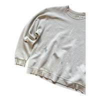 THRASHED BLANK SWEATSHIRT LIGHT TAN LARGE - 2010S