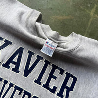 Vintage Made in USA Champion Reverse Weave Xavier University M