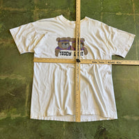 Vintage 80s Teddy Love California Bears White Single Stitch T-shirt Made in USA