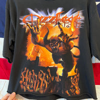 Vintage Ozzfest T Shirt 2002 Ozzy Osbourne Medium Cropped