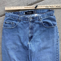 Vintage 90's Levi's Silver Tab Baggy Light Wash Denim Blue Jeans Men's 36 x 32