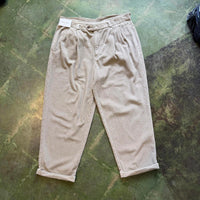 Vintage 90's Ocean Pacific Khaki Corduroy Men's Dress Pants Size 38 x 28