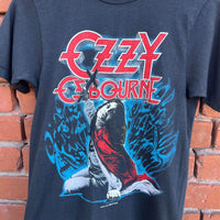 Vintage 1981 Ozzy Osbourne Diary of a Madman Europe T Shirt