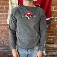 Vintage Faded and Distressed Independent Skateboards Hoodie Mens Medium