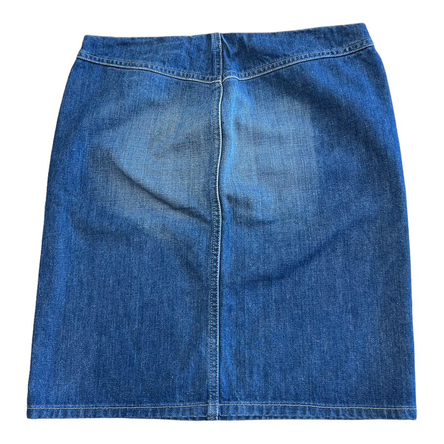 Y2K DIESEL SUPER LOW RISE MIDI SKIRT DENIM ‘30’ - 2000S