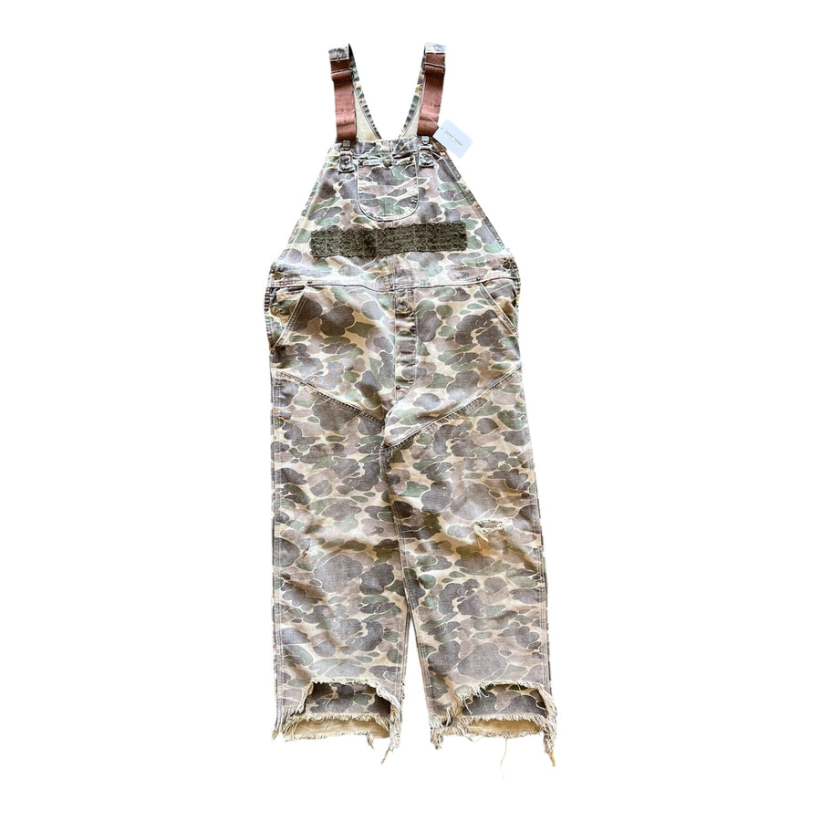 70’S CARHARTT HUNTING OVERALLS CAMO XLARGE- 1970S