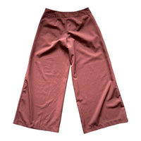 Y2K SUPER WIDE LEG TROUSERS COFFEE ‘4P’ - 2000S