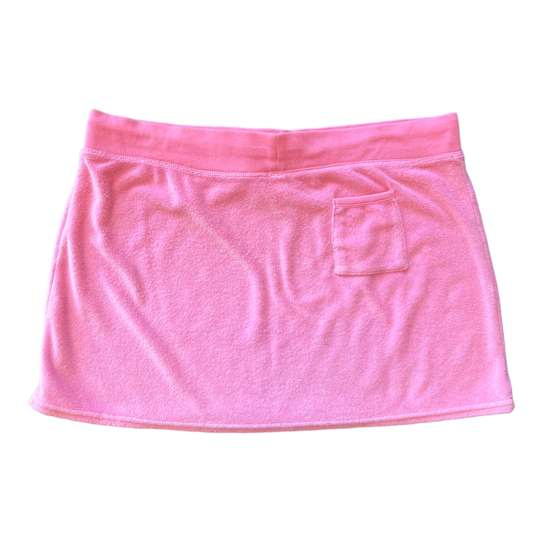 Y2K GAP TERRY CLOTH MINI SKIRT HOT GIRL PINK ‘LARGE’ - 2000S