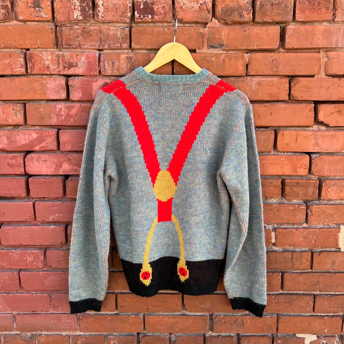 Vintage 1960s Jantzen Sweater Suspenders Medium
