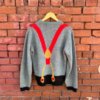 Vintage 1960s Jantzen Sweater Suspenders Medium