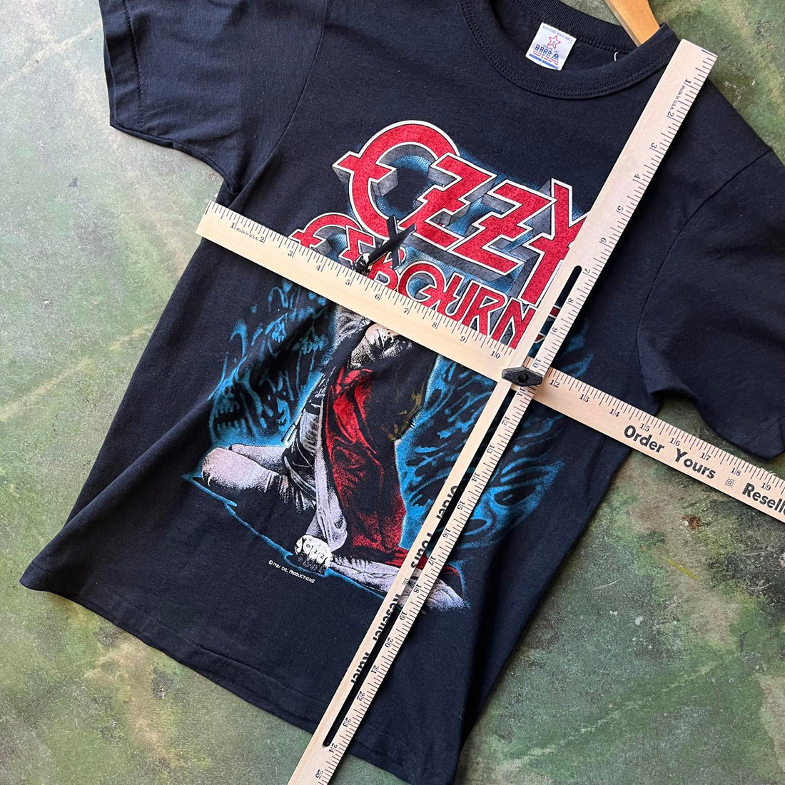 Vintage 1981 Ozzy Osbourne Diary of a Madman Europe T Shirt