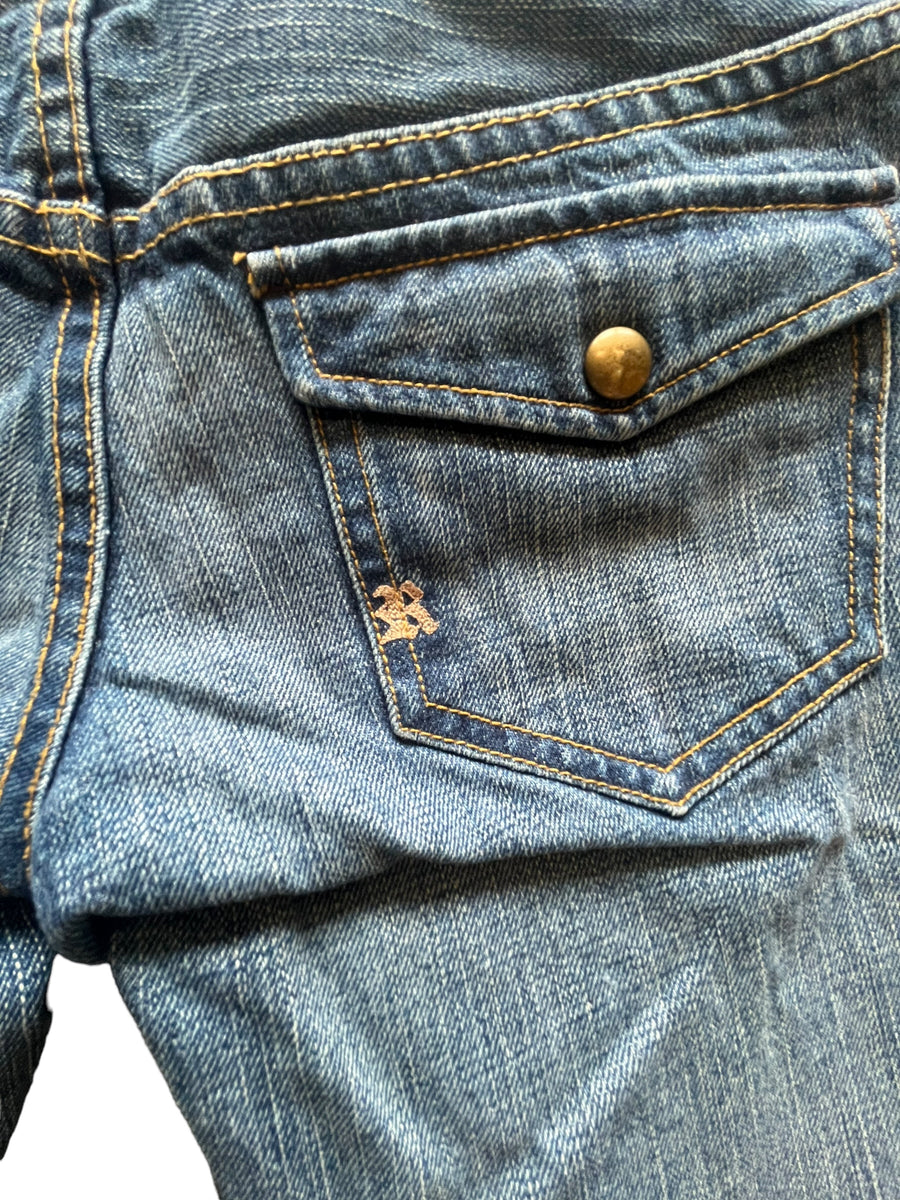 Y2K RALPH LAUREN RUGBY BUTTON FRONT JEANS WAIST 30 - 2000S