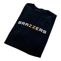 BRAZZERS LOGO T-SHIRT BLACK XL - 2000S