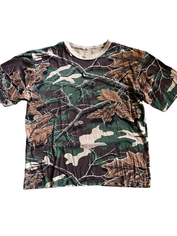 WOODLAND PLUS CAMO SINGLE STITCH TEE