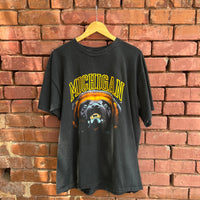 1991 Salem Sportswear Michigan Wolverines T Shirt XL Vintage