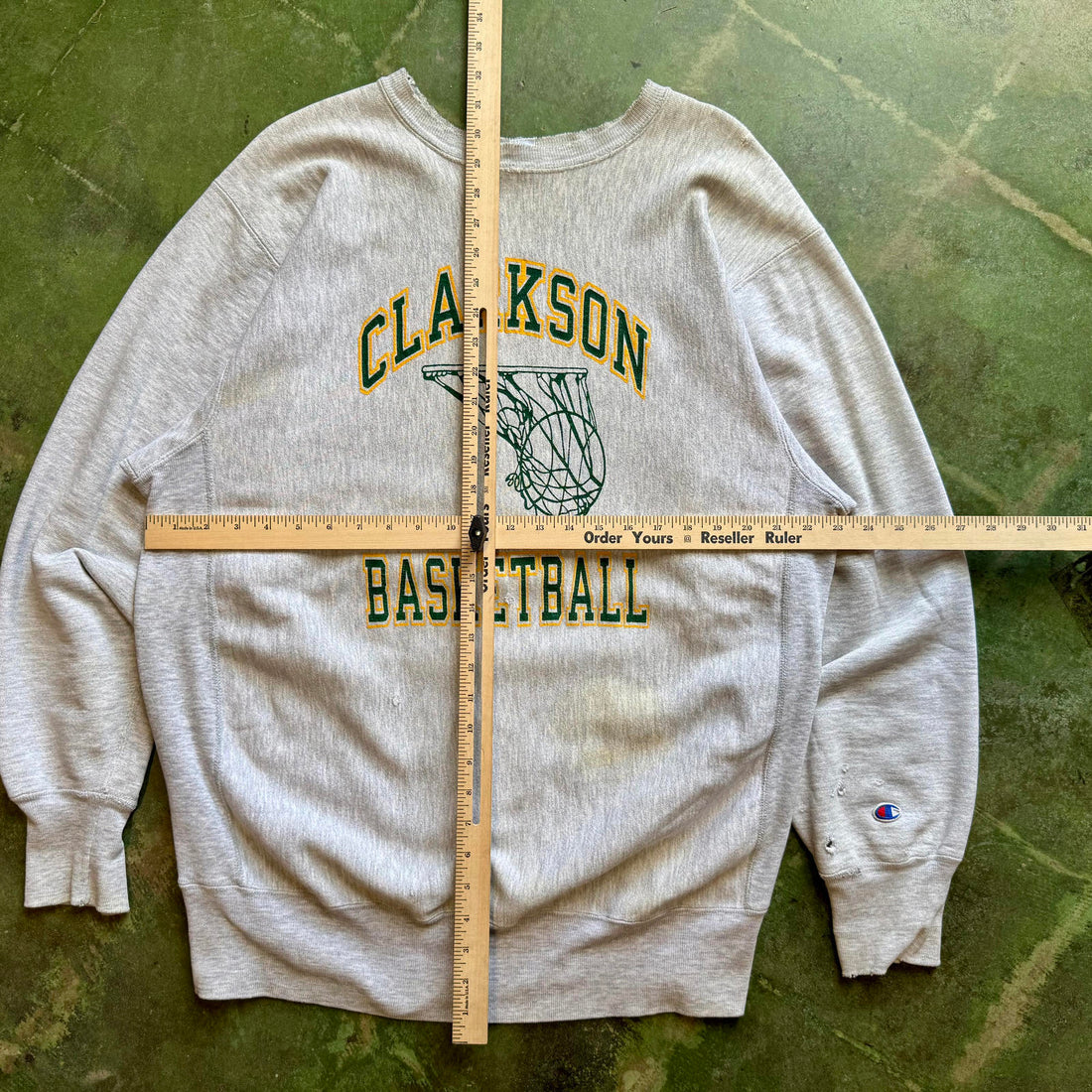 Vintage Champion Reverse Weave Clarkson High School Basketball Sweatshirt XL
